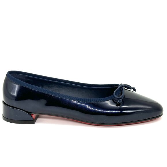 Christian Louboutin SWEETIE JANE FLAT Patent Leather Ballerina Flats Shoes - Picture 12 of 16